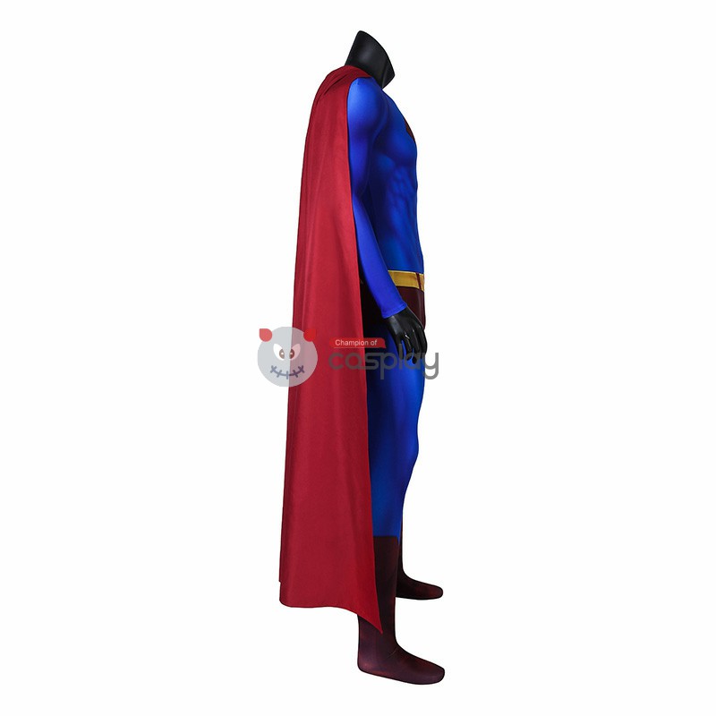 Clark Kent Return Blue Jumpsuit Steel Man Return Cosplay Costume